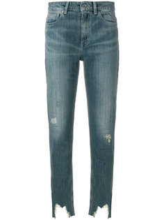 stonewashed distressed hem skinny jeans Iro