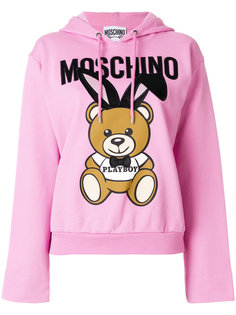 толстовка с капюшоном Playboy Teddy Moschino