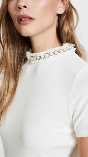 alice + olivia Jazime Crop Top