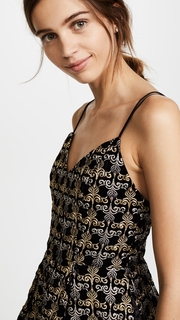 alice + olivia Marilla Embroidered Dress