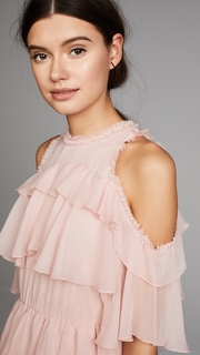 alice + olivia Nichola Ruffle Party Dress