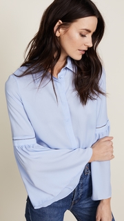 alice + olivia Bolton Button Down Blouse