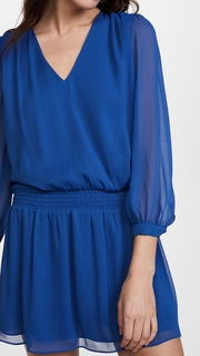 alice + olivia Adaline Smock Waist Dress