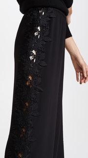 alice + olivia Benny Cutout Cropped Pants