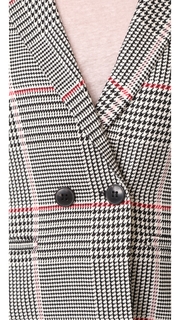 ANINE BING Plaid Blazer
