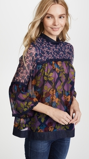 Anna Sui Rose Trellis Top