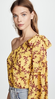 Amanda Uprichard One Shoulder Top