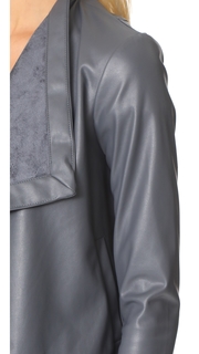 BB Dakota Gracelyn Drape Front Jacket