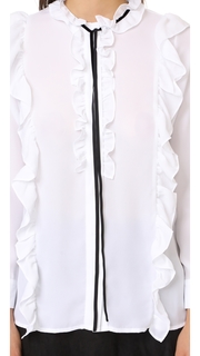 BB Dakota Tabby Ruffle Top