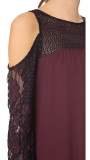 BB Dakota Jacky Two Tone Lace Dress