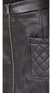 BB Dakota Jack by BB Dakota Cohen Faux Leather Skirt