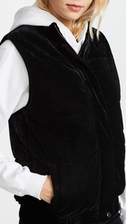 BB Dakota Withers Velvet Puffer Vest