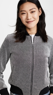 BB Dakota Briarlyn Metallic Bomber Jacket