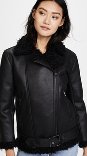 BB Dakota Bosworth Vegan Leather Jacket