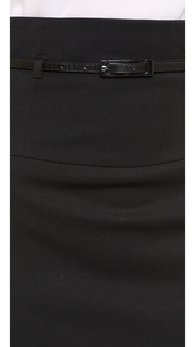 Black Halo High Waisted Pencil Skirt