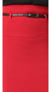 Black Halo High Waisted Pencil Skirt