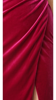 Black Halo Bowery Velvet Sheath Dress