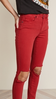 Blank Denim Mid Rise Skinny Ankle Jeans