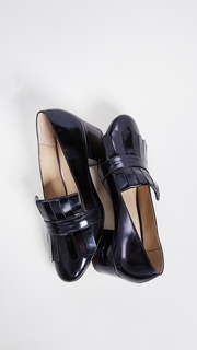 Botkier Olive Heeled Loafers