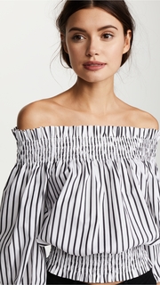 Caroline Constas Lou Crop Top