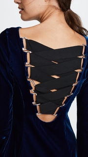 Derek Lam 10 Crosby Lace Up Back Dress