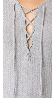 Chaser Long Sleeve Lace Up Tee