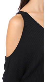 Chaser Cold Shoulder V Neck Top