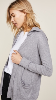 Chaser Open Front Hooded Cardigan