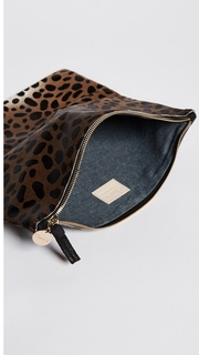 Clare V. Supreme Haircalf Fold Over Clutch