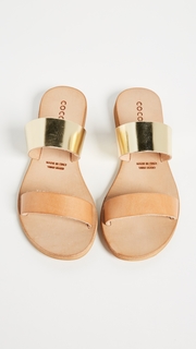 Cocobelle Leather Slide Sandals