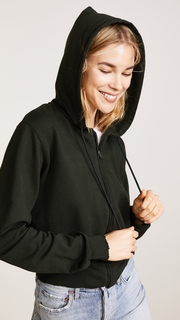 Cotton Citizen The Milan Cropped Zip Up Hoodie