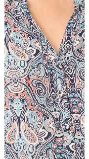 cupcakes and cashmere Selma Haight Paisley Printed Dress