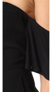 cupcakes and cashmere Havanna Off Shoulder Jumpsuit