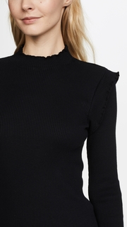 Current/Elliott The Ruffle Rib Top