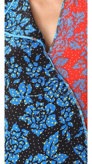 Diane von Furstenberg Sleeveless Paneled Bias Floorlength Dress