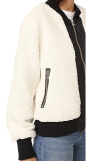 Daniel Patrick Heroine Bomber Sherpa Jacket