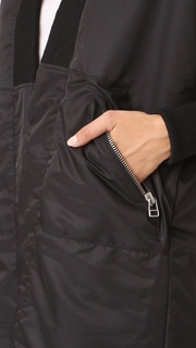 Daniel Patrick Heroine Kimono Bomber Long Polar Jacket