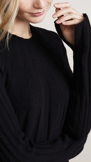 Elizabeth and James Gerri L. High Neck Long Ribbed Dress