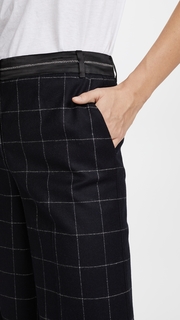 Elizabeth and James Hansel Window Pane Straight Leg Trousers