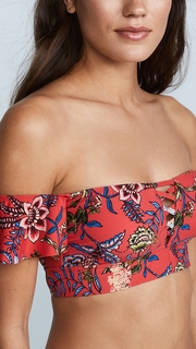 Ella Moss Floral Romance Off Shoulder Top