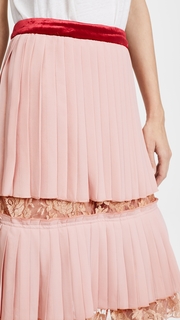 endless rose Pleated Lace Skirt