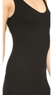 Enza Costa Ribbed Tank Maxi Dress