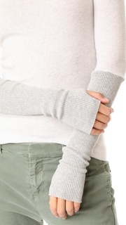 Enza Costa Cuffed Crew Neck Top