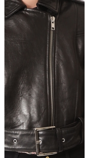FRAME Crop Moto Jacket