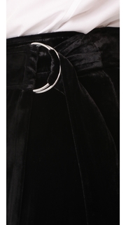 FRAME Velvet D Ring Wrap Skirt