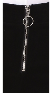 FRAME Velvet O Ring Zip Flares