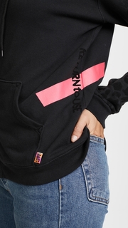 FREECITY Leopard Print Sherpa Zip Hoodie Top