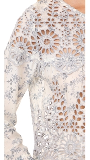 Ganni Emile Lace Top