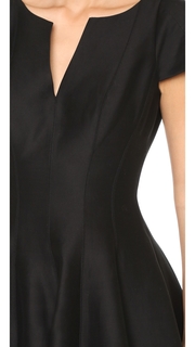 Halston Heritage Notch Neck Tulip Dress