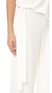 Halston Heritage Asymmetrical Wide Leg Jumpsuit